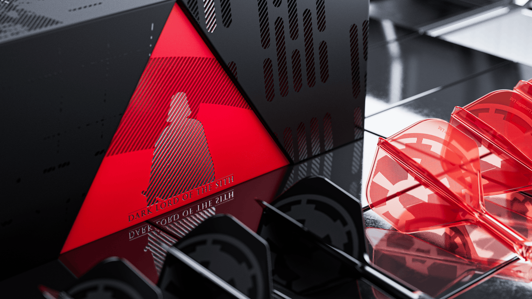 Target Darth Vader Swiss Point Steeldarts Detail Flights