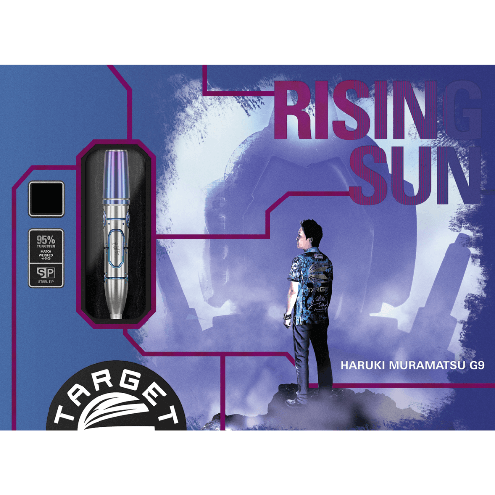 Target Japan Haruki Muramatsu Rising Sun Gen 9 NG Swiss Point Steeldarts Packung