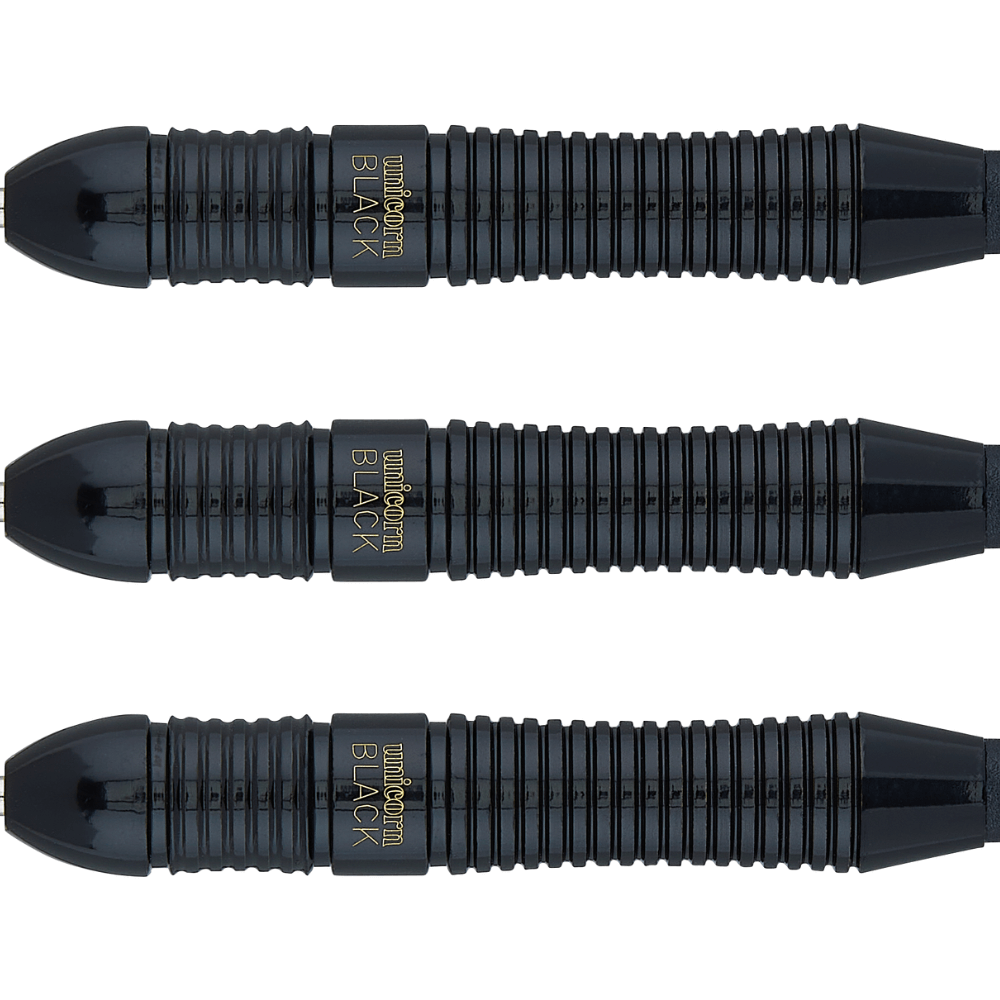 Unicorn Core Plus Win Black Brass Steeldarts Detail