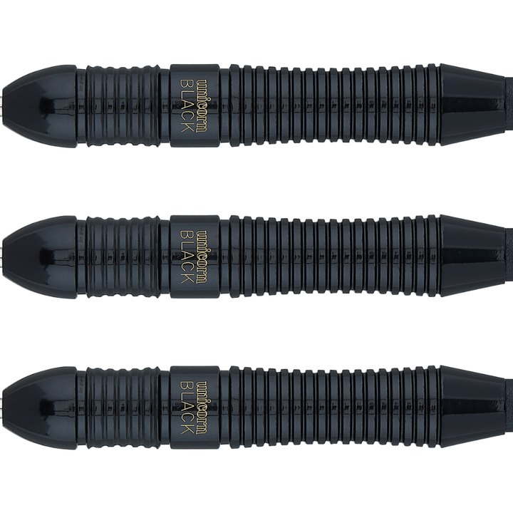 Unicorn Core Plus Win Black Brass Steeldarts Detail