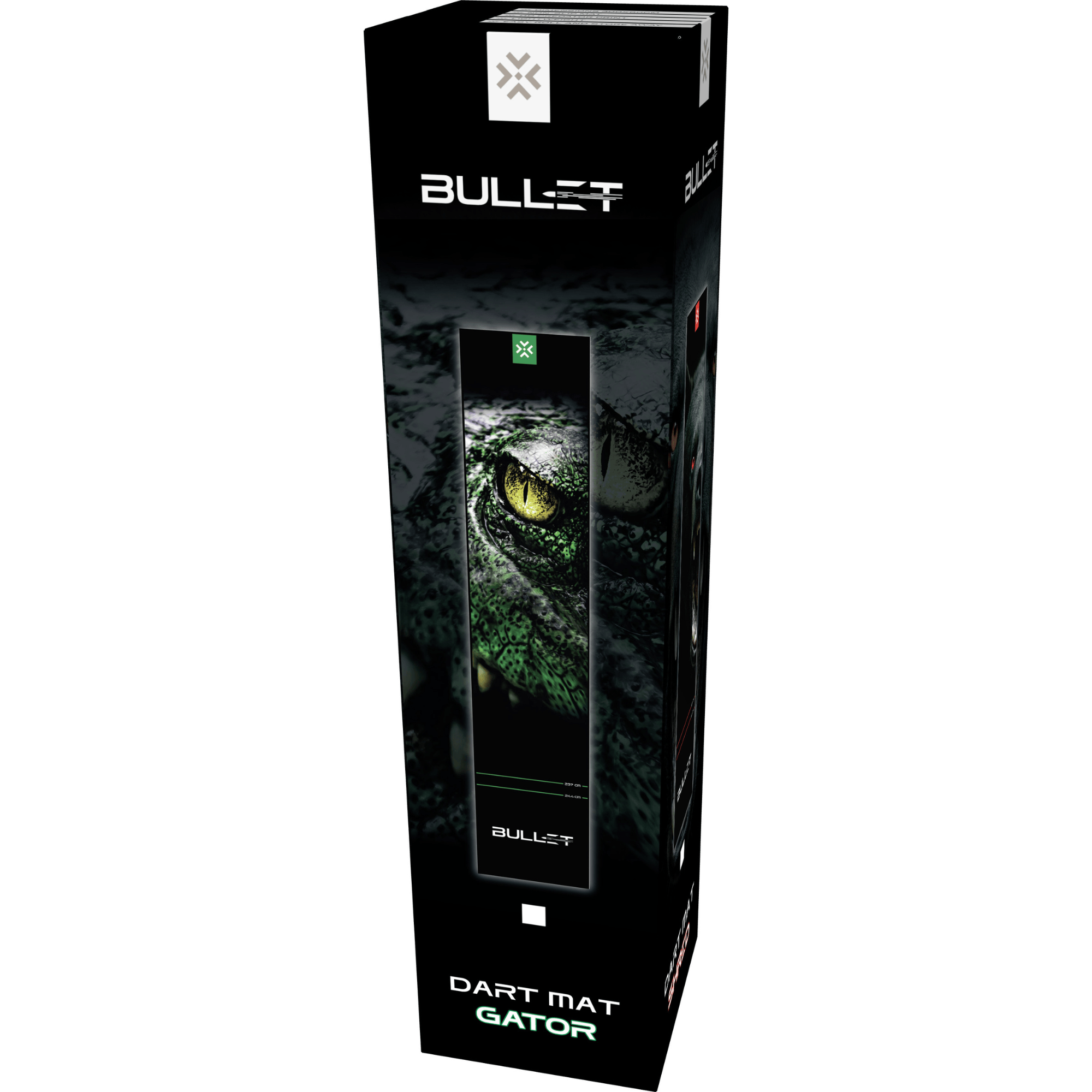 Bullet Gator Dartmatte Verpackung