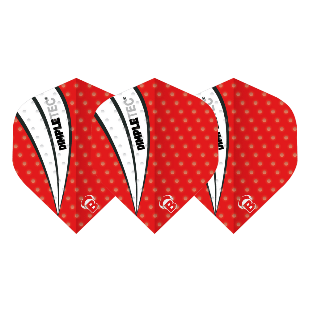 Bulls Dimpletec Red Flights Set