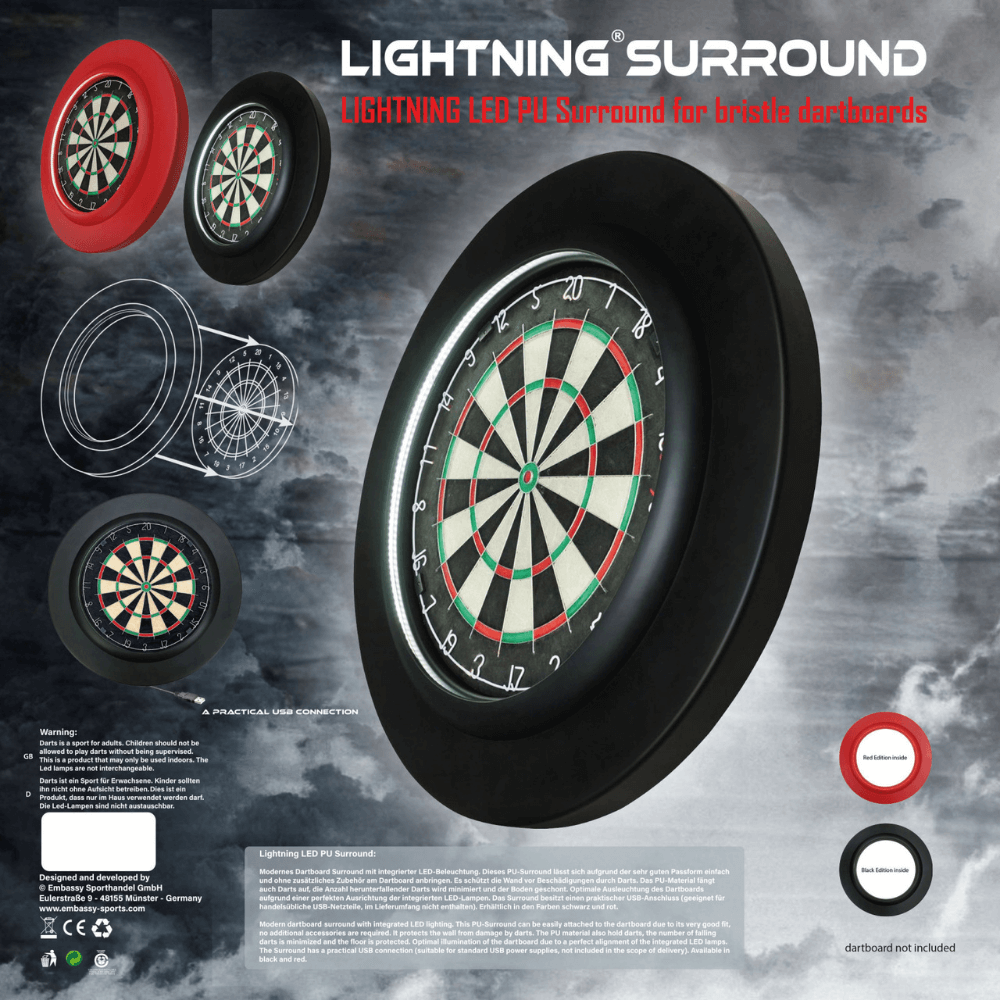 Tabla de darts electronica Bull's Lightning RB - gamece Tabla de darts electronica Bull's Lightning RB - gamece