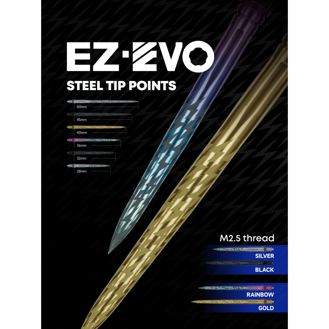 Caliburn EZ-EVO Laser Lightning Spitzen - Silver Maße