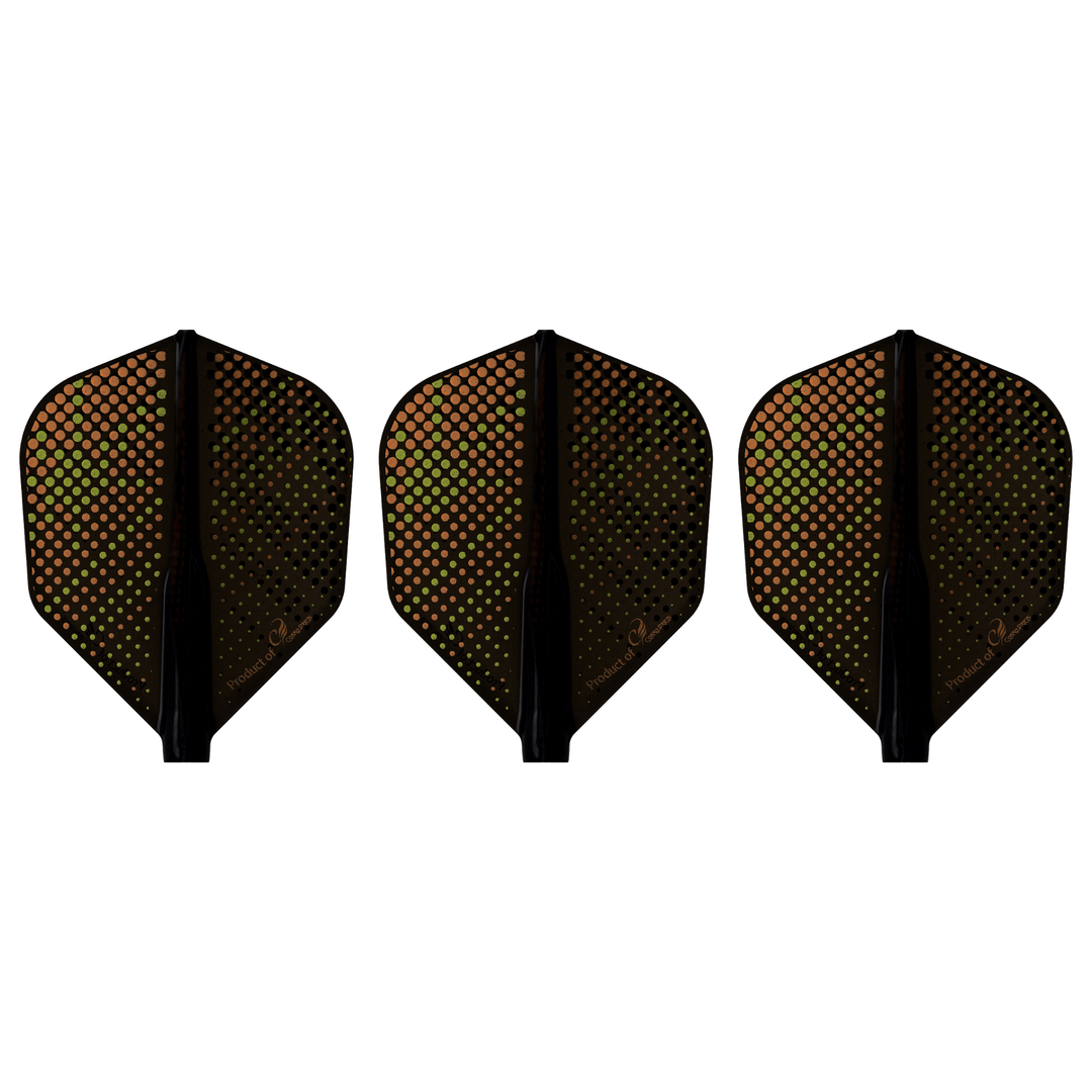 Cosmo Fit Flights Air Printed Series Orange Sunrise Shape A Seite