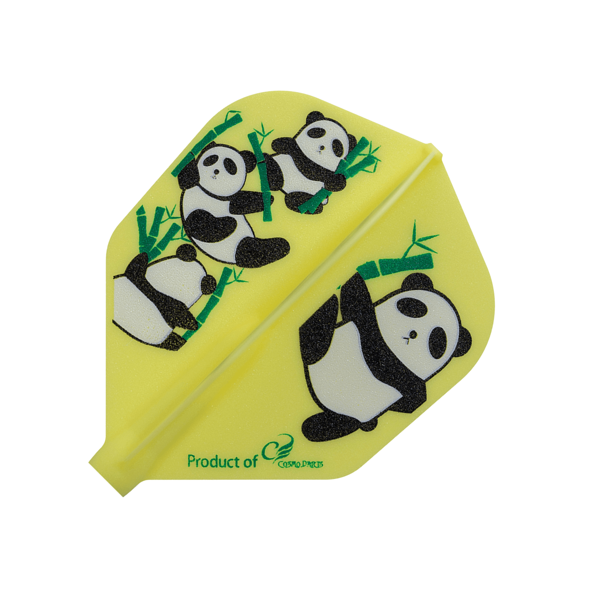 Cosmo Fit Flights Printed Series Panda x Family Shape gelb