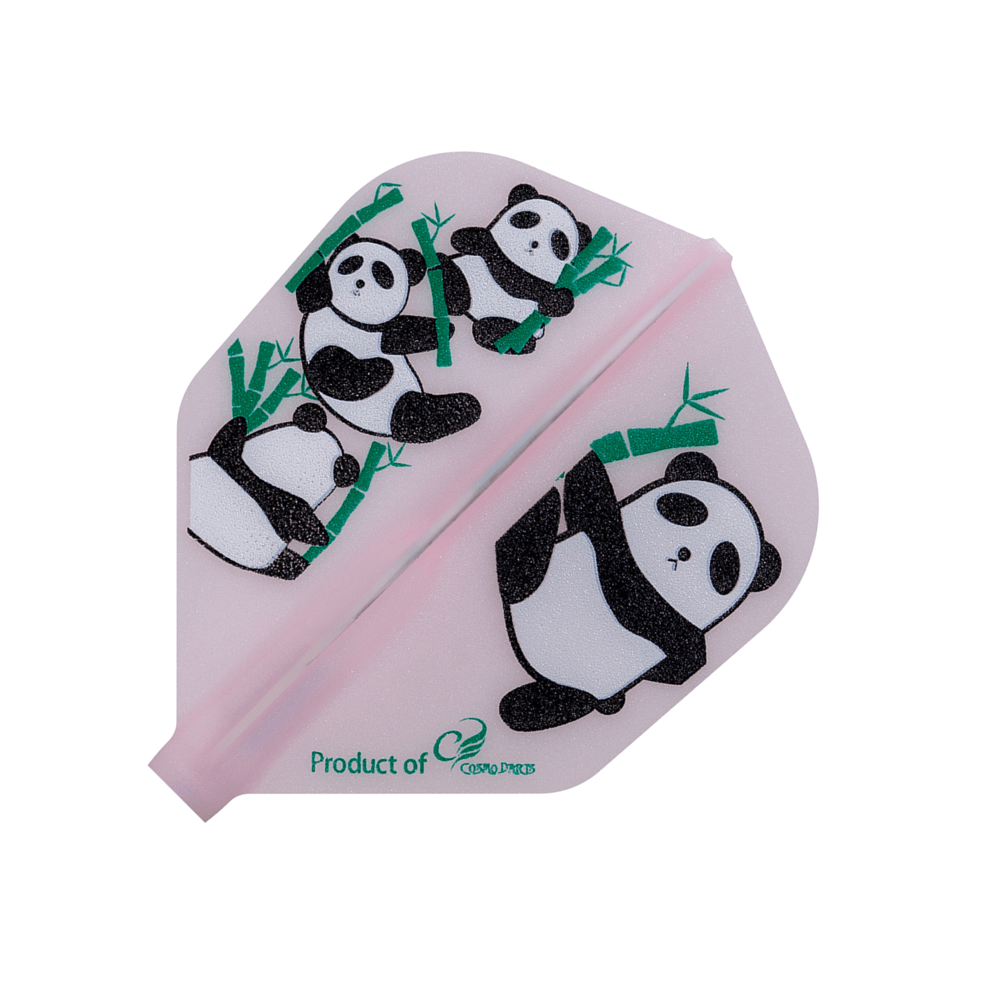 Cosmo Fit Flights Printed Series Panda x Family Shape pink