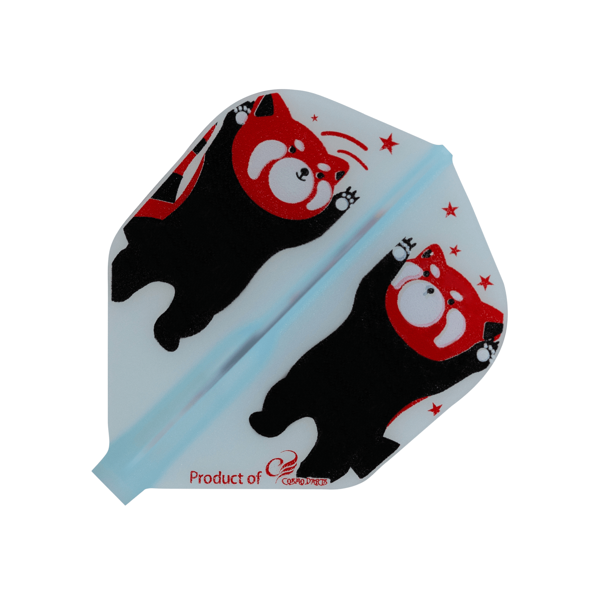 Cosmo Fit Flights Printed Series Red Panda Shape blau