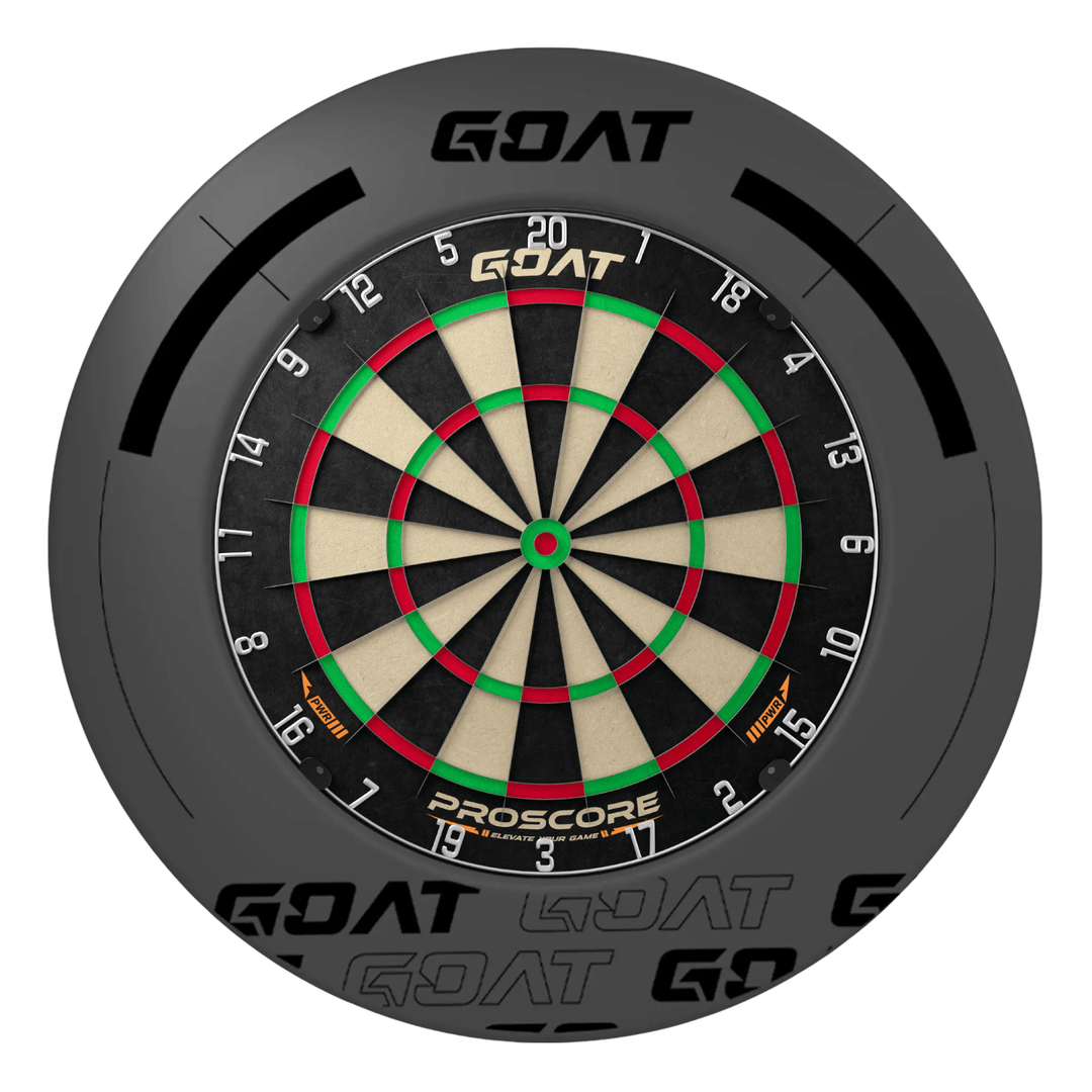 GOAT Defender 3 Anthracite Dartboard Surround and Board
