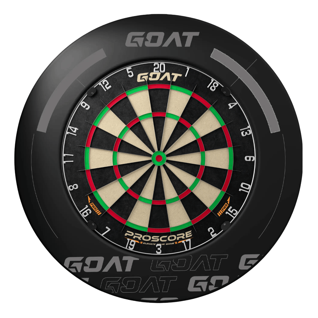 GOAT Defender 3 Black Dartboard Surround and Board