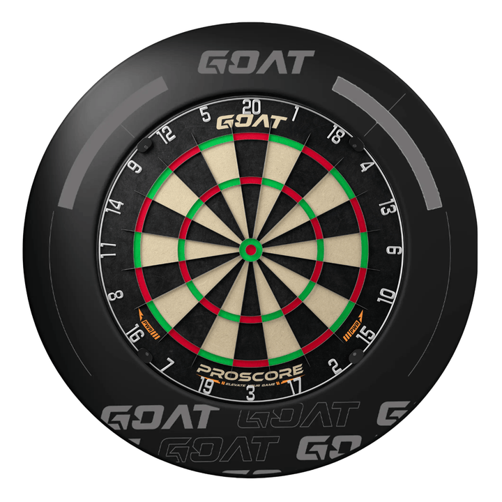 GOAT Defender 3 Black Dartboard Surround and Board