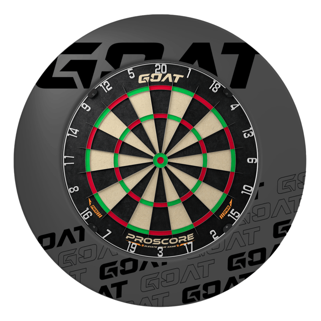 GOAT Defender 4 Anthracite Dartboard Surround and Board