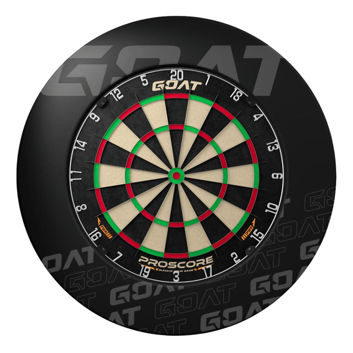 GOAT Defender 4 Black Dartboard Surround and Board
