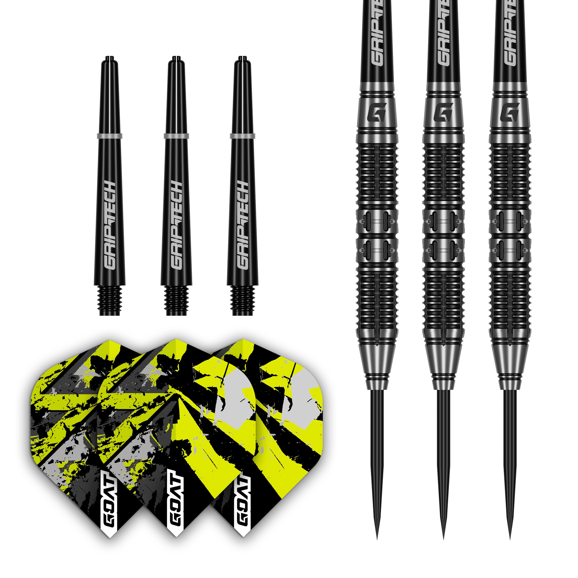GOAT Dumbbell Steeldarts Packungsinhalt
