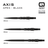 Harrows Apex Axis Elite Series Quick Point Spitzen Black Maße