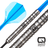 Harrows Flux Pro Tungsten Quick Point Steeldarts Details Barrel