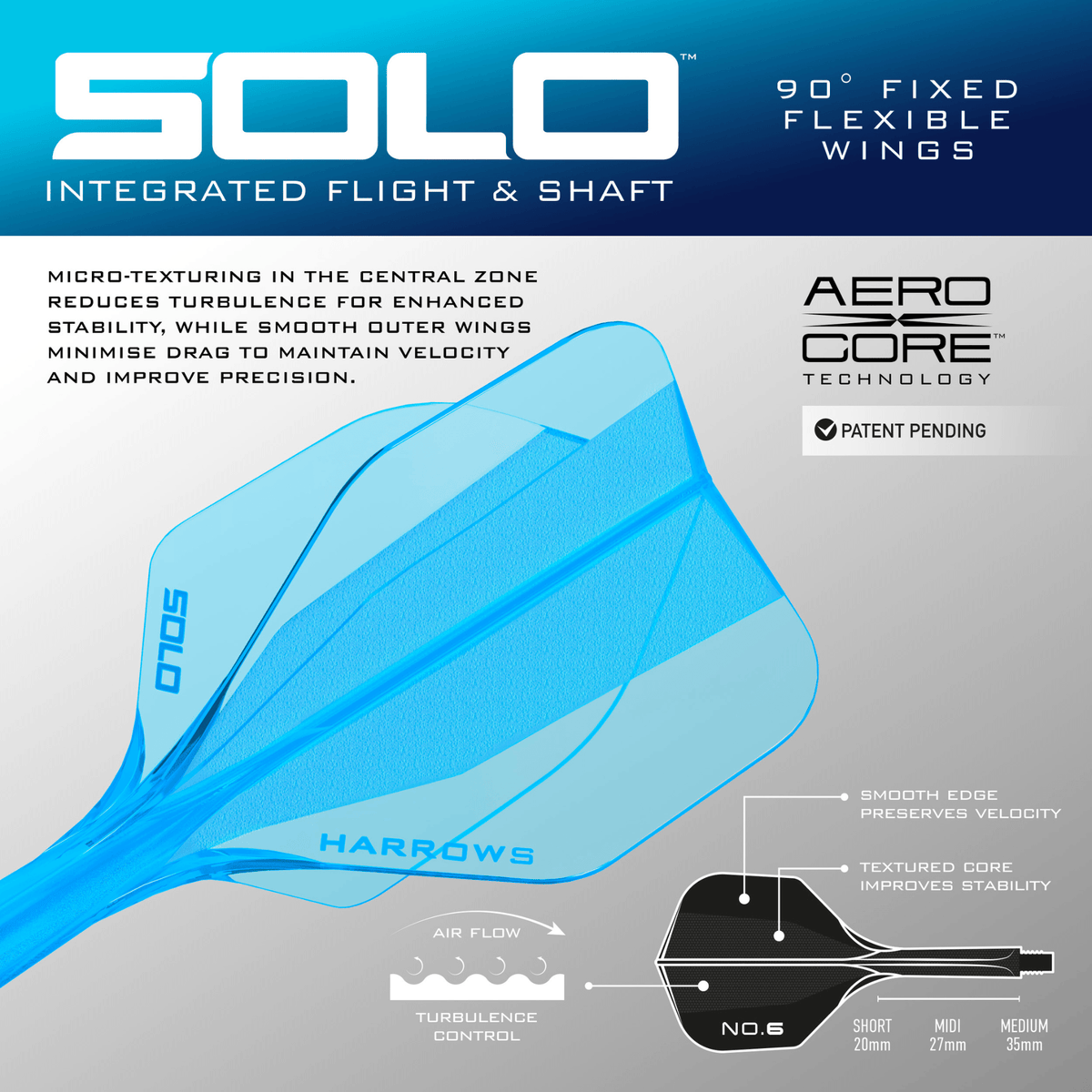Harrows Flux Pro Tungsten Quick Point Steeldarts Details Flight