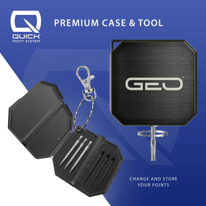 Harrows Geo Parallel QP Steeldarts Case & Tool