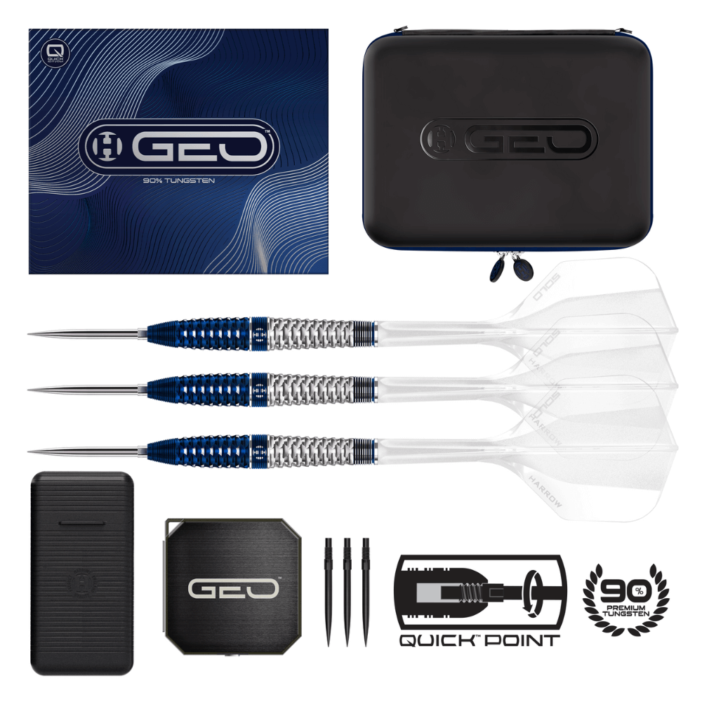 Harrows Geo Torpedo QP Steeldarts Lieferumfang