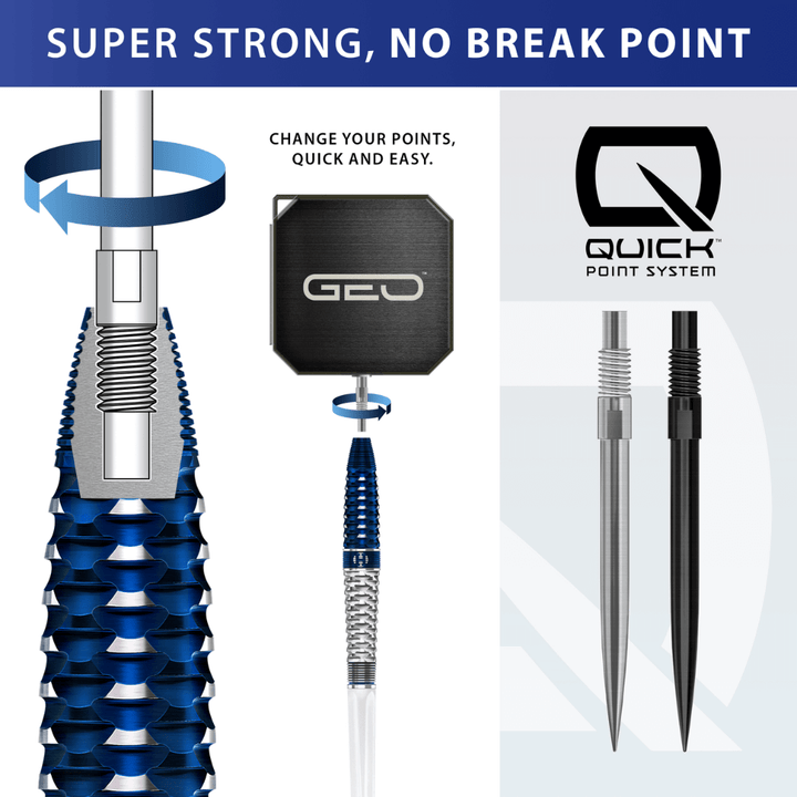 Harrows Geo Torpedo QP Steeldarts QP
