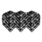 Harrows Monarch BlackSilver Flights Set