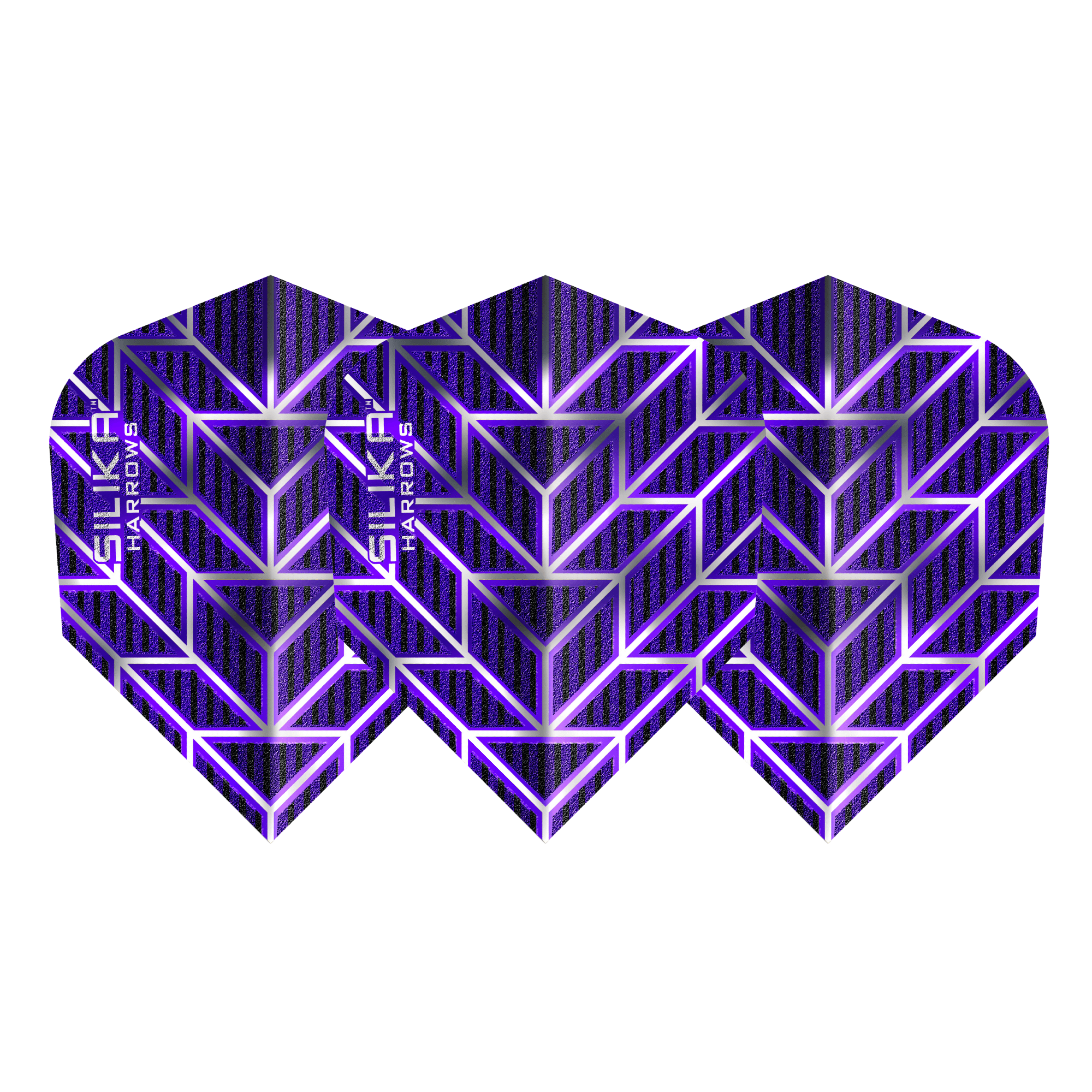 Harrows Monarch Purple Flights Set