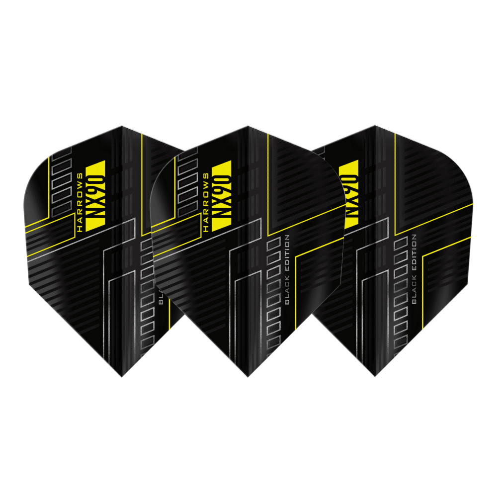 Harrows NX90 Black Edition Flights Set