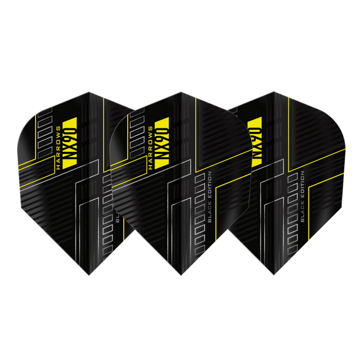 Harrows NX90 Black Edition Flights Set