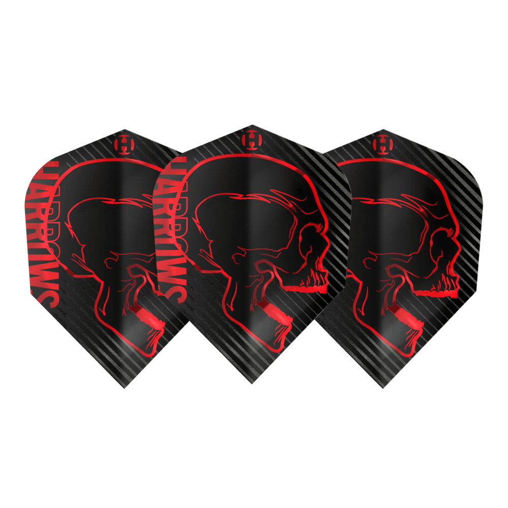 Harrows Rage Red Flights Set