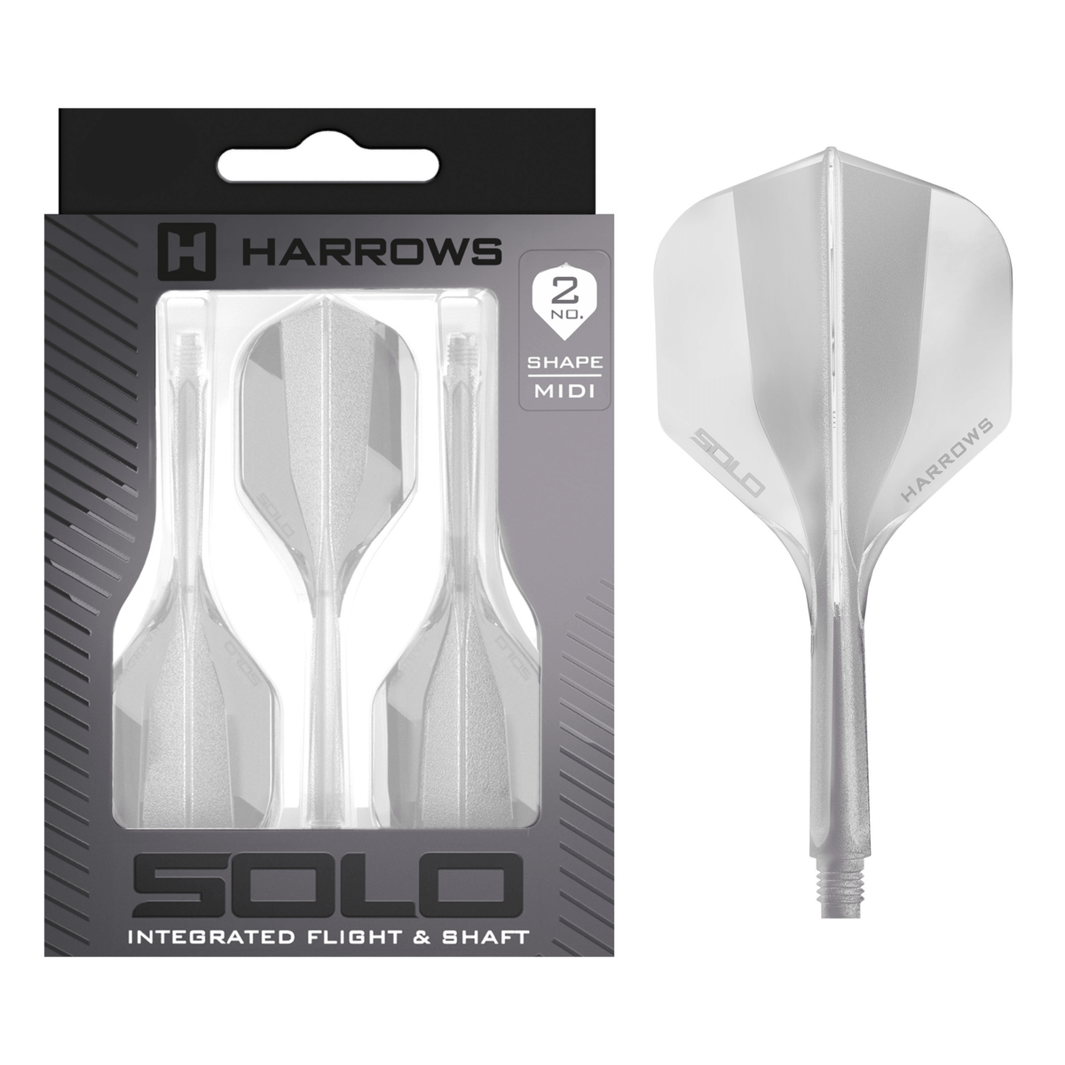 Harrows Solo Integrated Flight System Clear - NO2 Verpackung