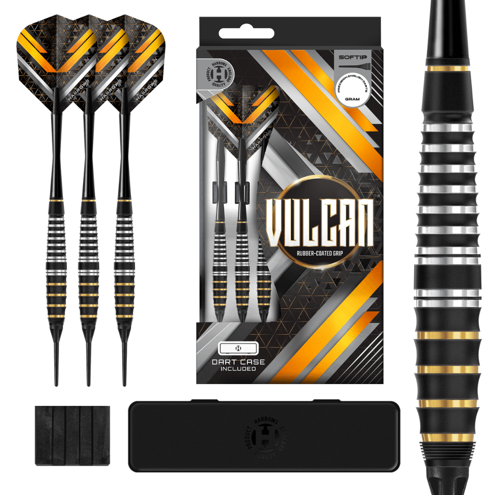 Harrows Vulcan Softdarts Lieferumfang