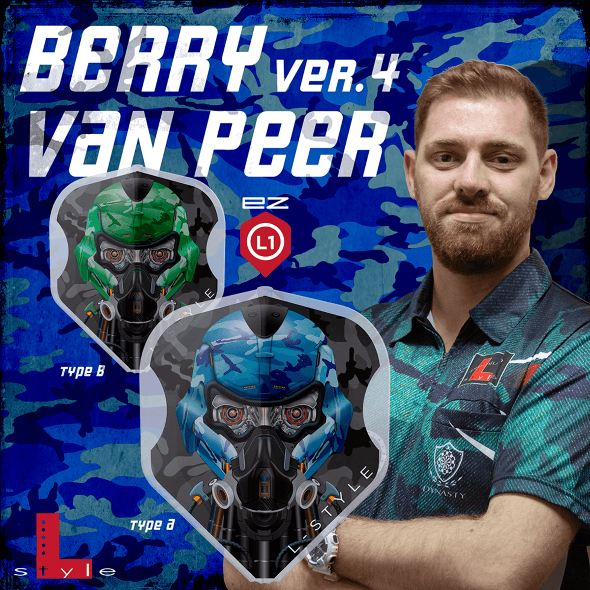 L-Style L1EZ Berry van Peer V4 Type A Flights Player