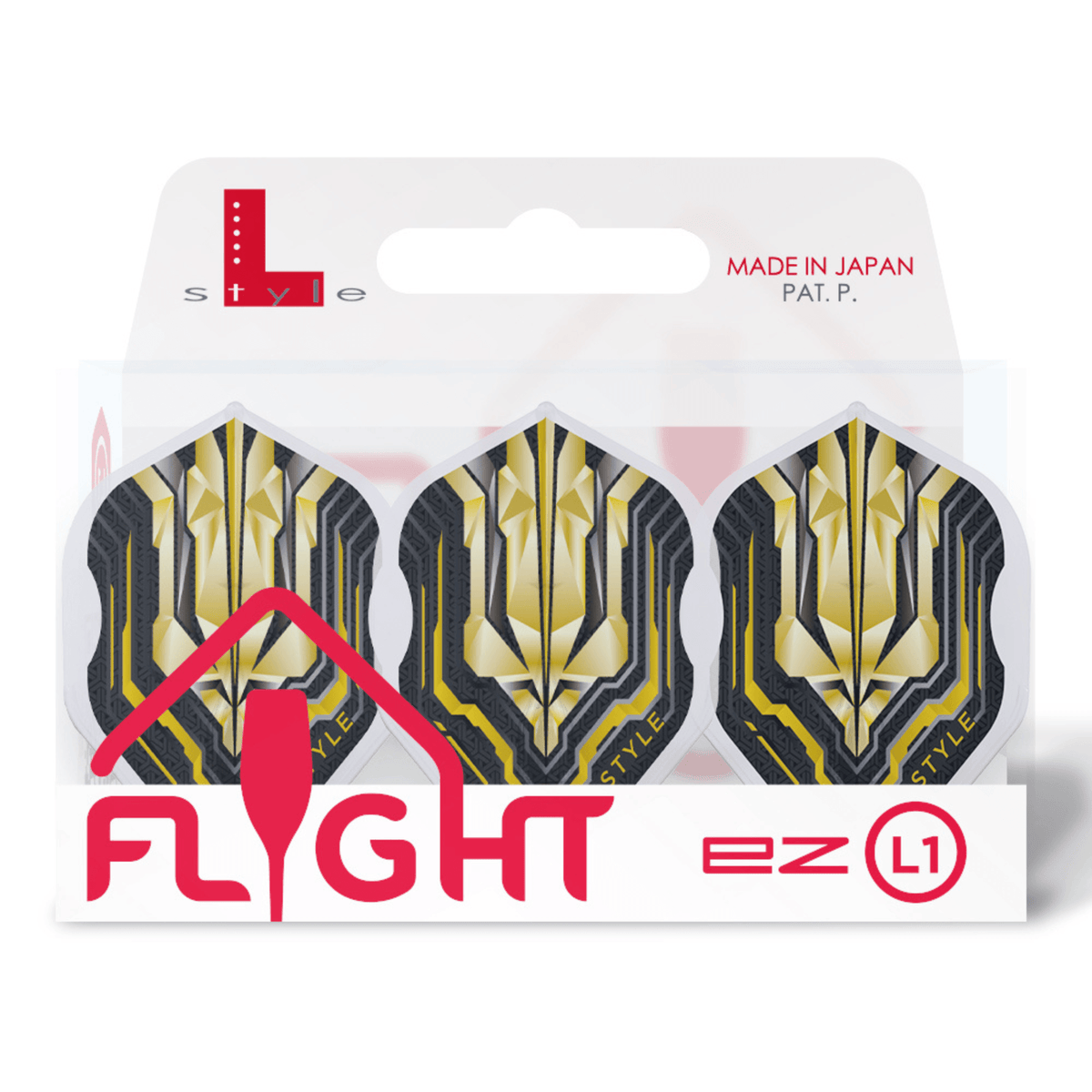 L-Style L1EZ Origin Series Gold Flights Verpackung