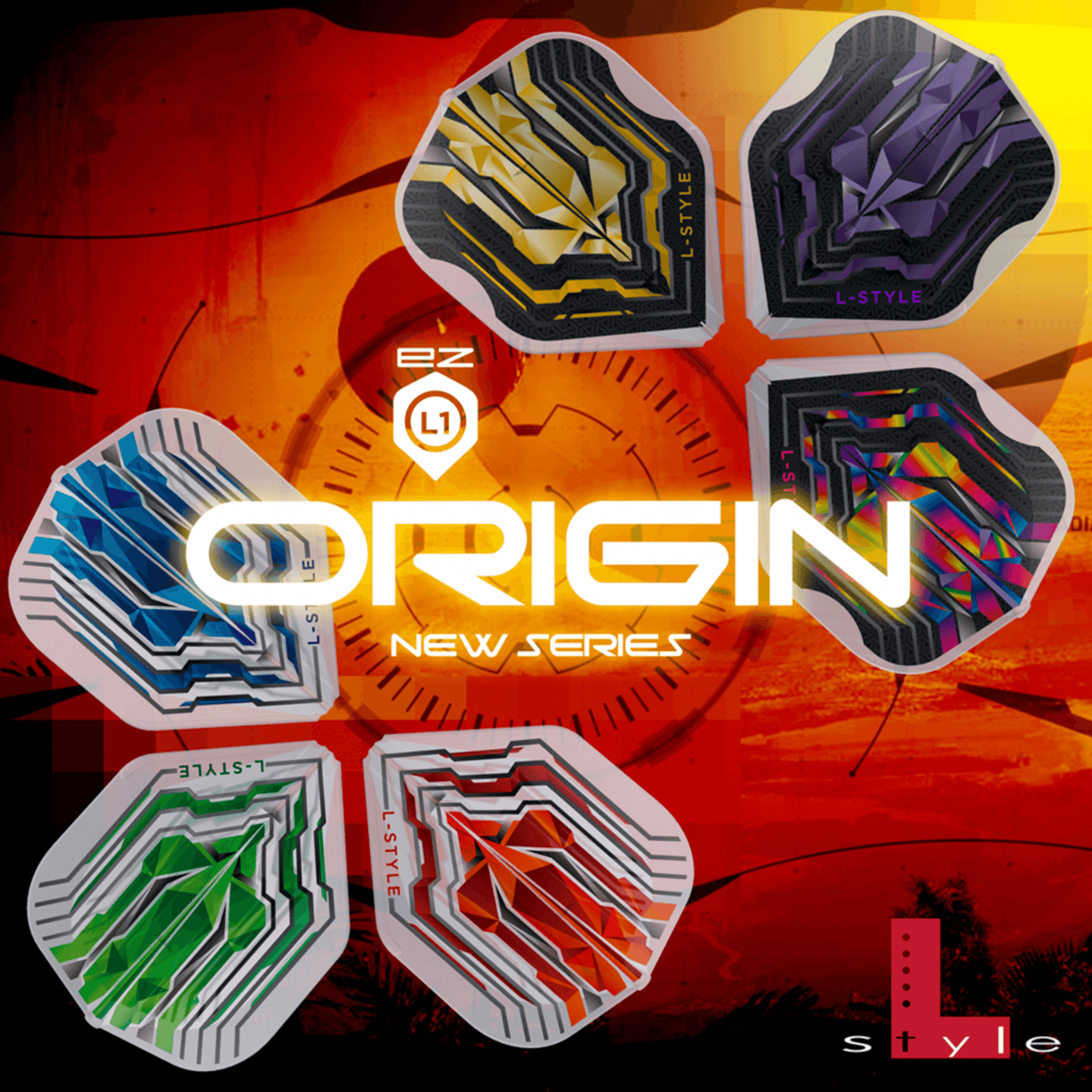 L-Style L1EZ Origin Series Rainbow Flights Farben
