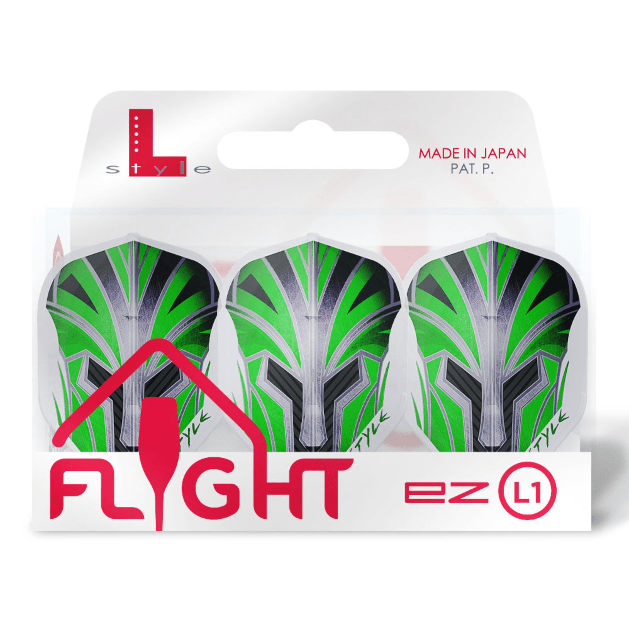 L-Style L1EZ Prime Series Green Flights Verpackung