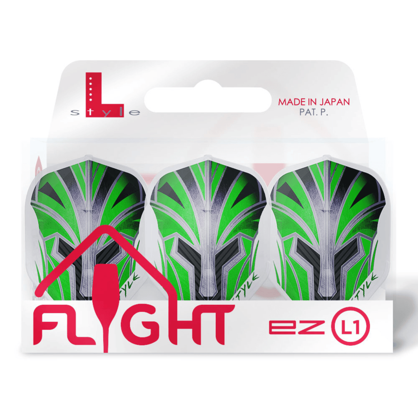 L-Style L1EZ Prime Series Green Flights Verpackung