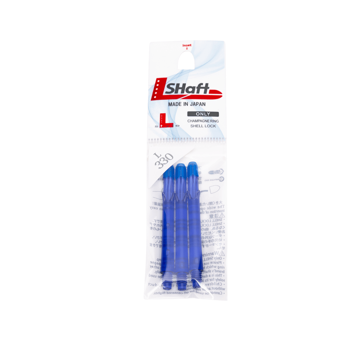 L-Style Locked Straight L-Shafts - Blau Verpackung