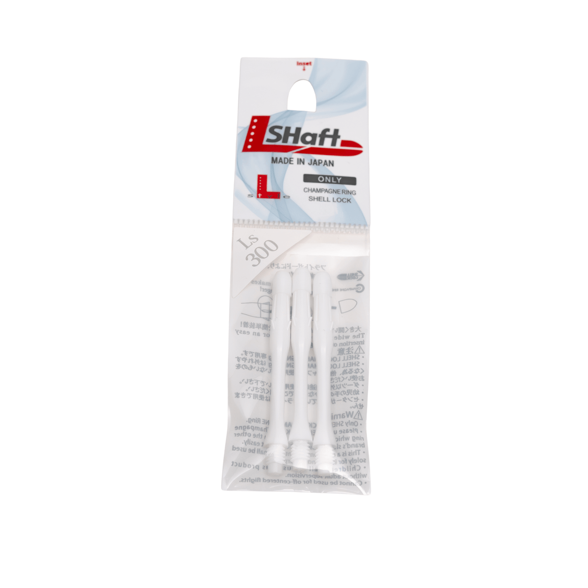L-Style Slim Locked L-Shafts - Weiß Verpackung