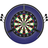 Mission Dartboard Surround Blue mit Board
