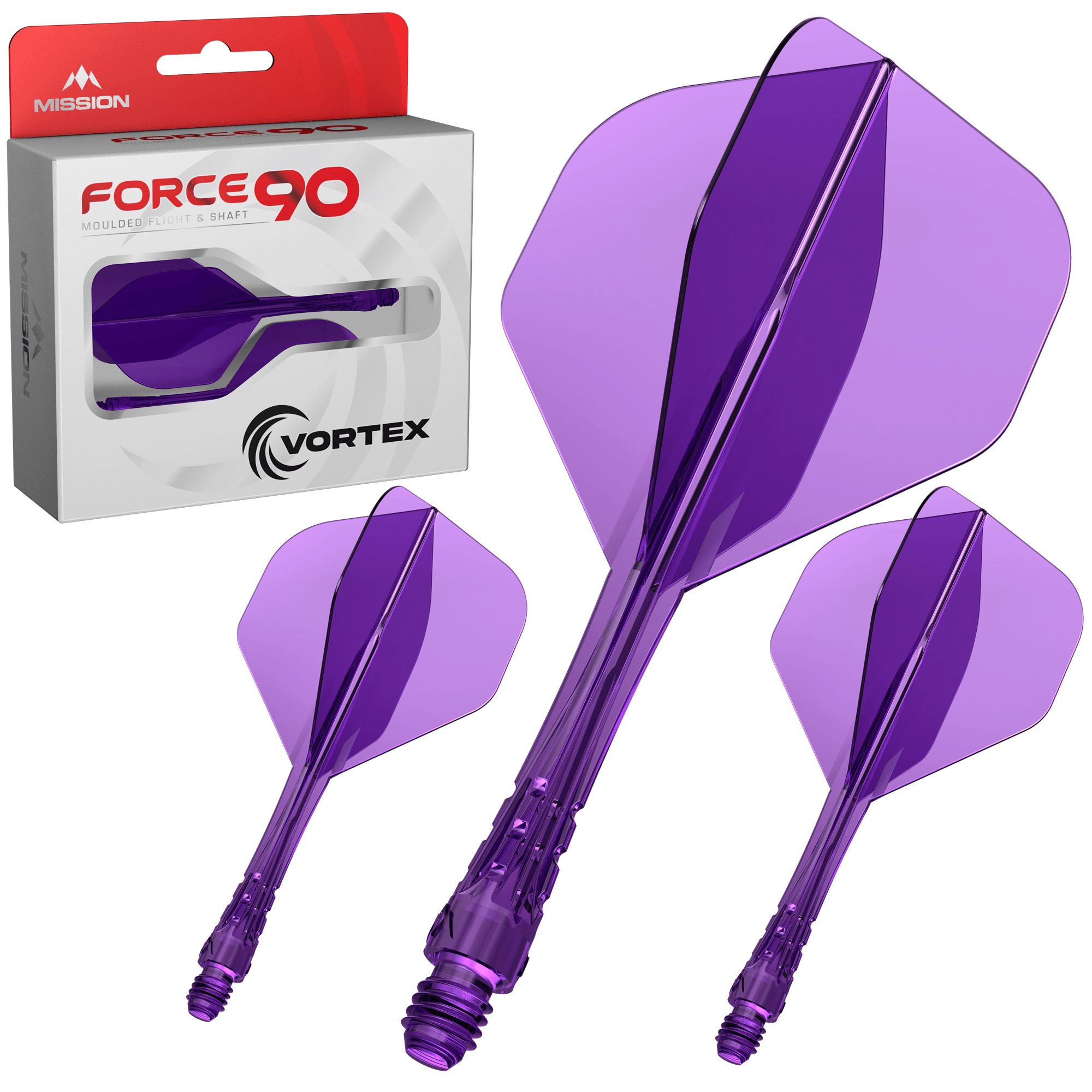 Mission Force 90 Vortex NO2 Clear Purple Verpackung