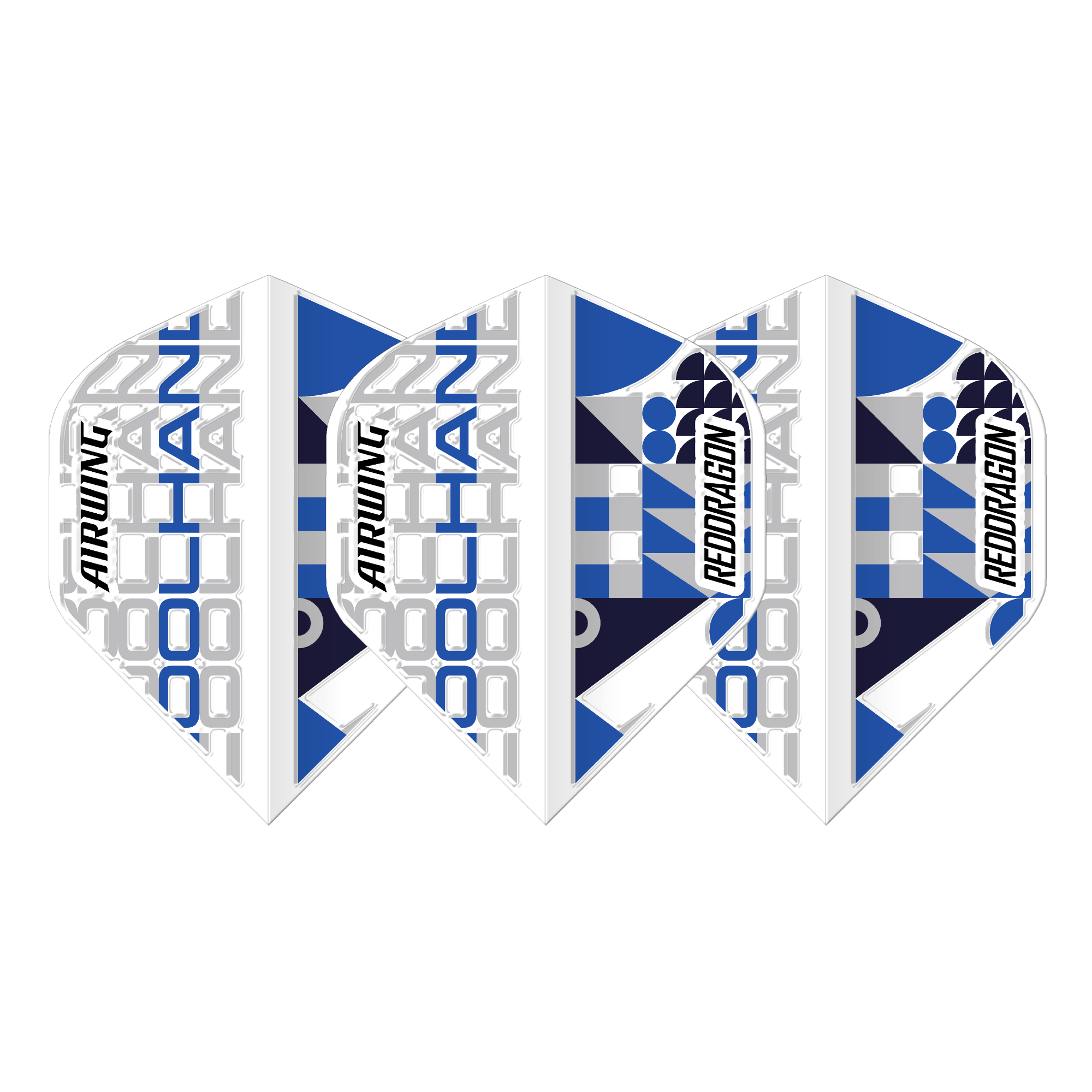 Red Dragon Airwing Luke Humphries White Flights Set