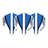 Red Dragon Airwing Luke Humphries World Champion White & Blue Flights Set