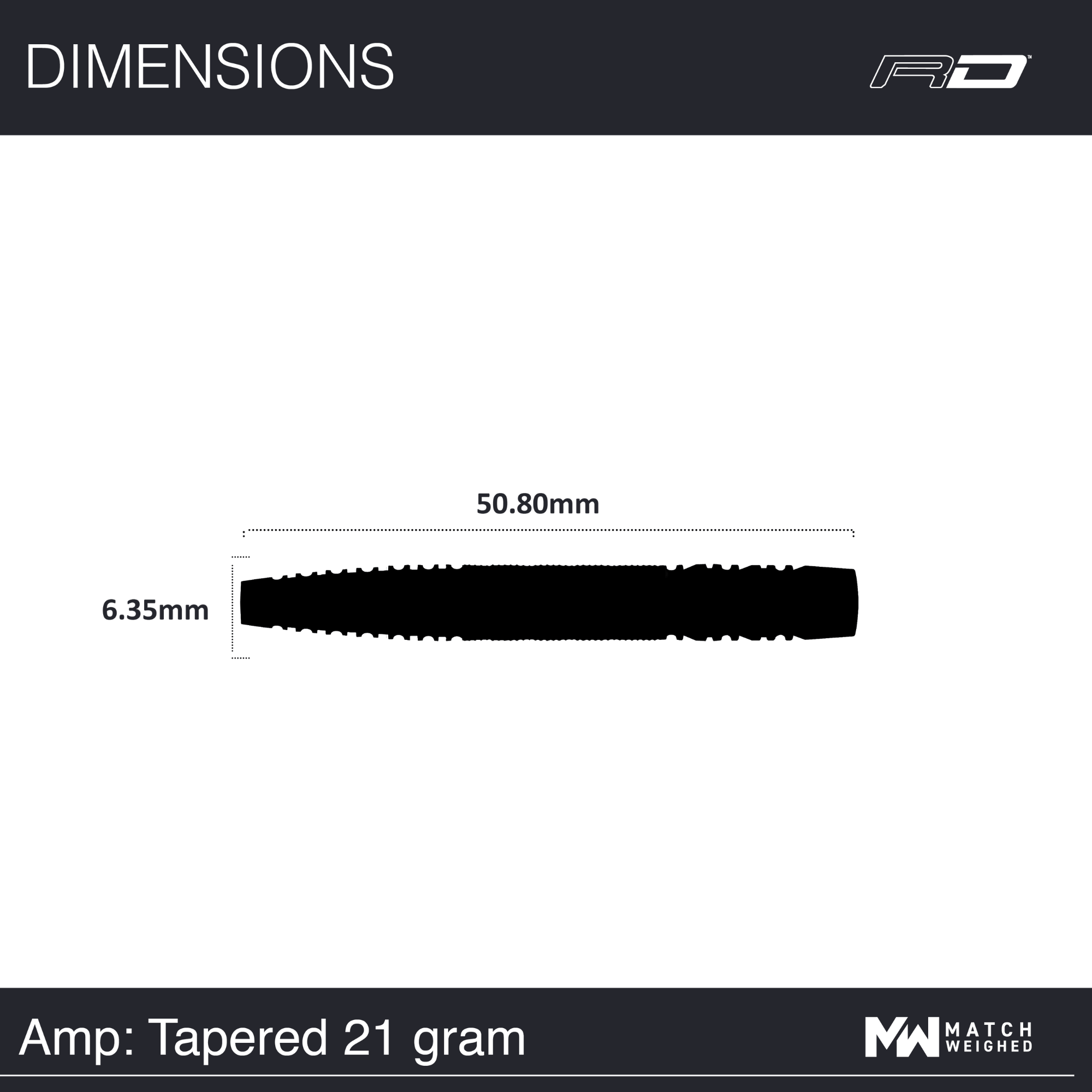 Red Dragon Amp Tapered Steeldarts Maße 21g