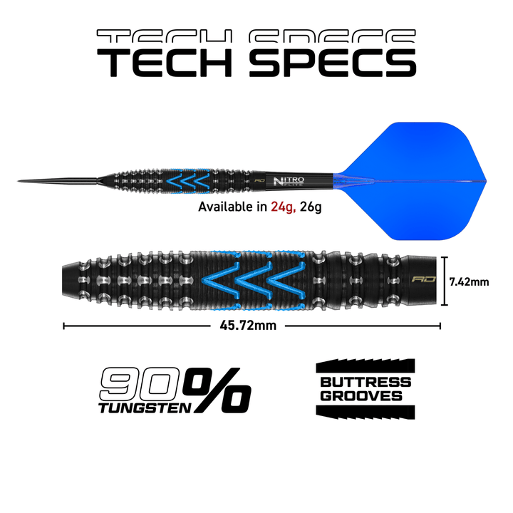 Red Dragon Amp Torpedo Switch Point Steeldarts Maße 24g