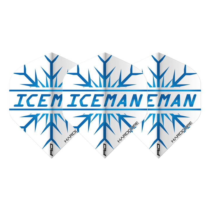 Red Dragon Gerwyn Price Iceman Hardcore Snowflake Flights Set