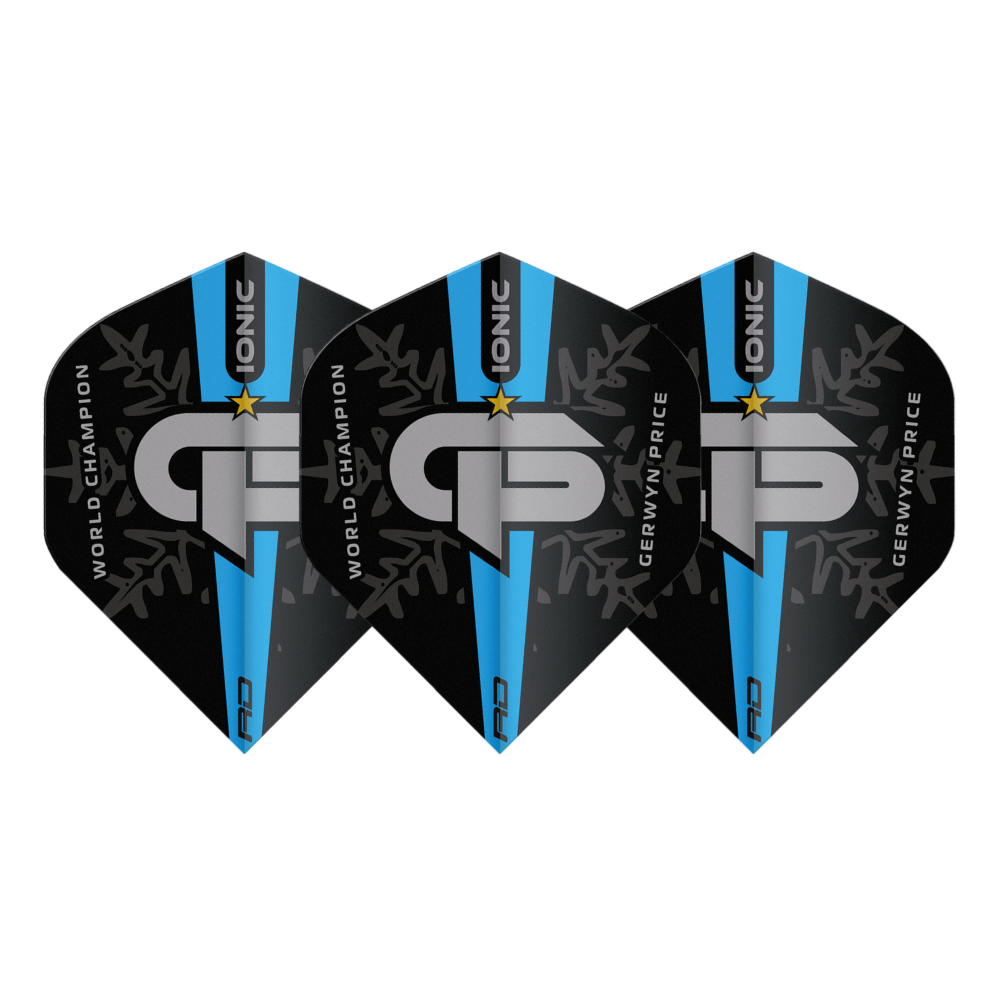 Red Dragon Gerwyn Price World Champion Blue Flights Set