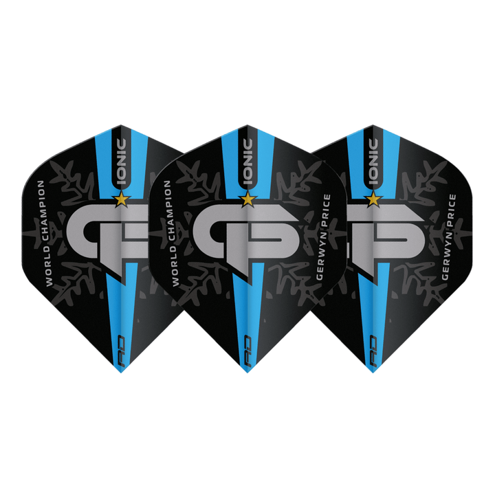 Red Dragon Gerwyn Price World Champion Blue Flights Set