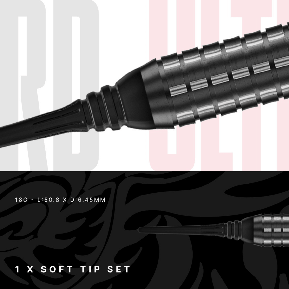 Red Dragon Jonny Clayton ULTRA Softdarts Maße
