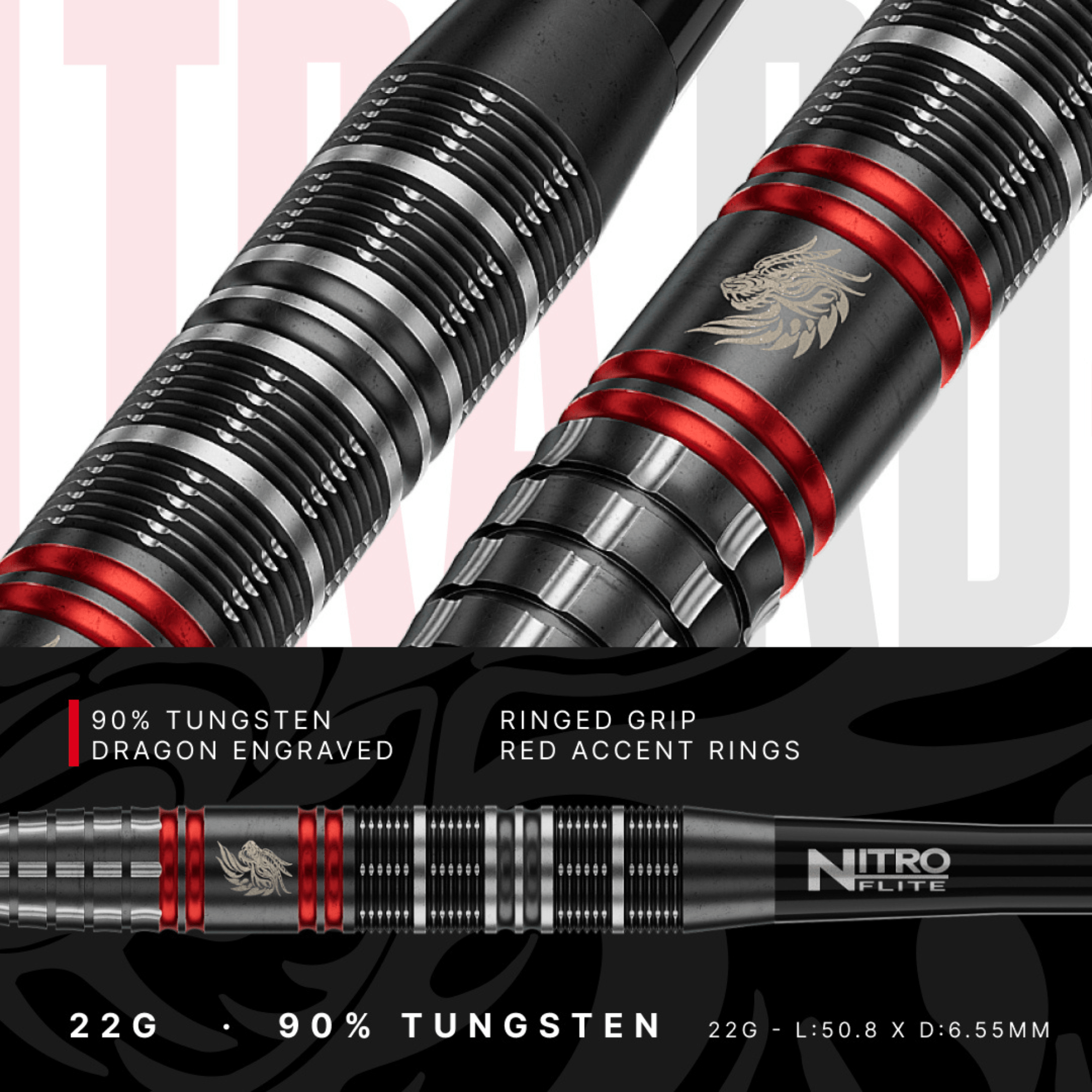 Red Dragon Jonny Clayton ULTRA Switch Point Steeldarts Maße