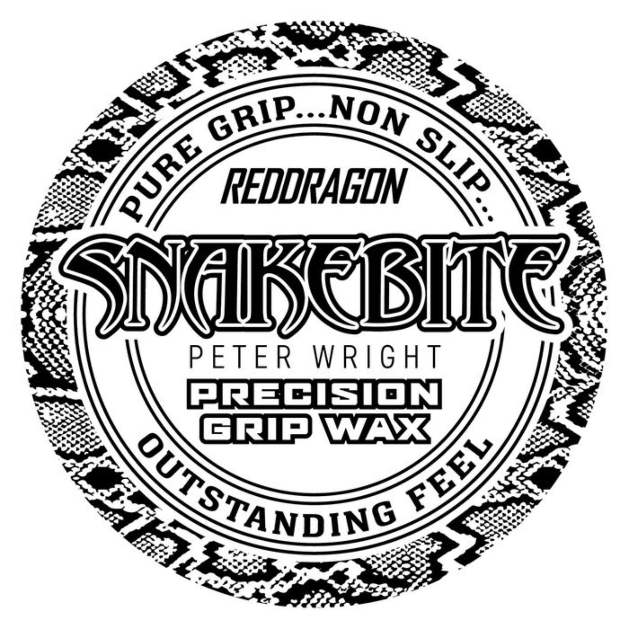 Red Dragon Peter Wright Snakebite Grip Wax Logo